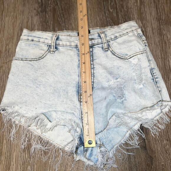 pure hype Women's Stone Washed Shorts - Picture 6 of 8